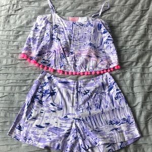 Lilly Pulitzer two piece set size 00